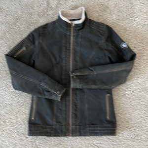 Kuhl Lined Women’s Burr Patina Dye Jacket Small Shearling Collar